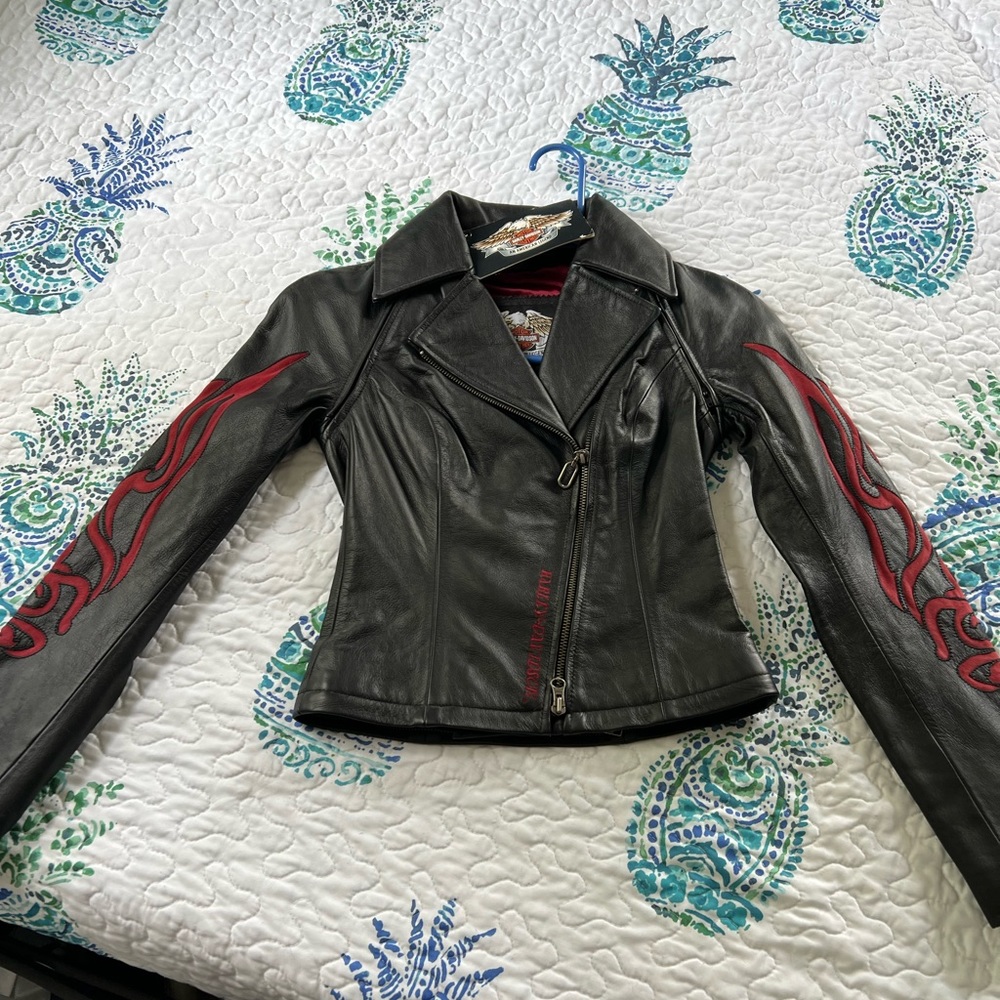 Ladies HD Leather jacket